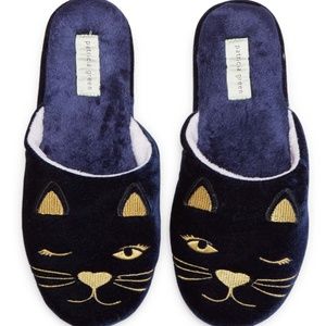 Patricia Green Winking Kitty Slipper